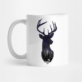 Deer head with landscape Mug